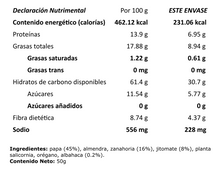 10 crunchis de verdura surtidos