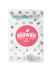 9 brownies de dátil-Goodis SNKS-Snacks saludables