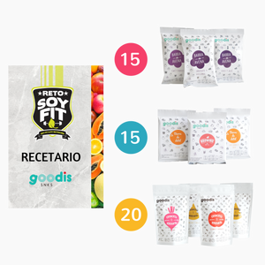 Kit 50 snacks con recetario saludable digital
